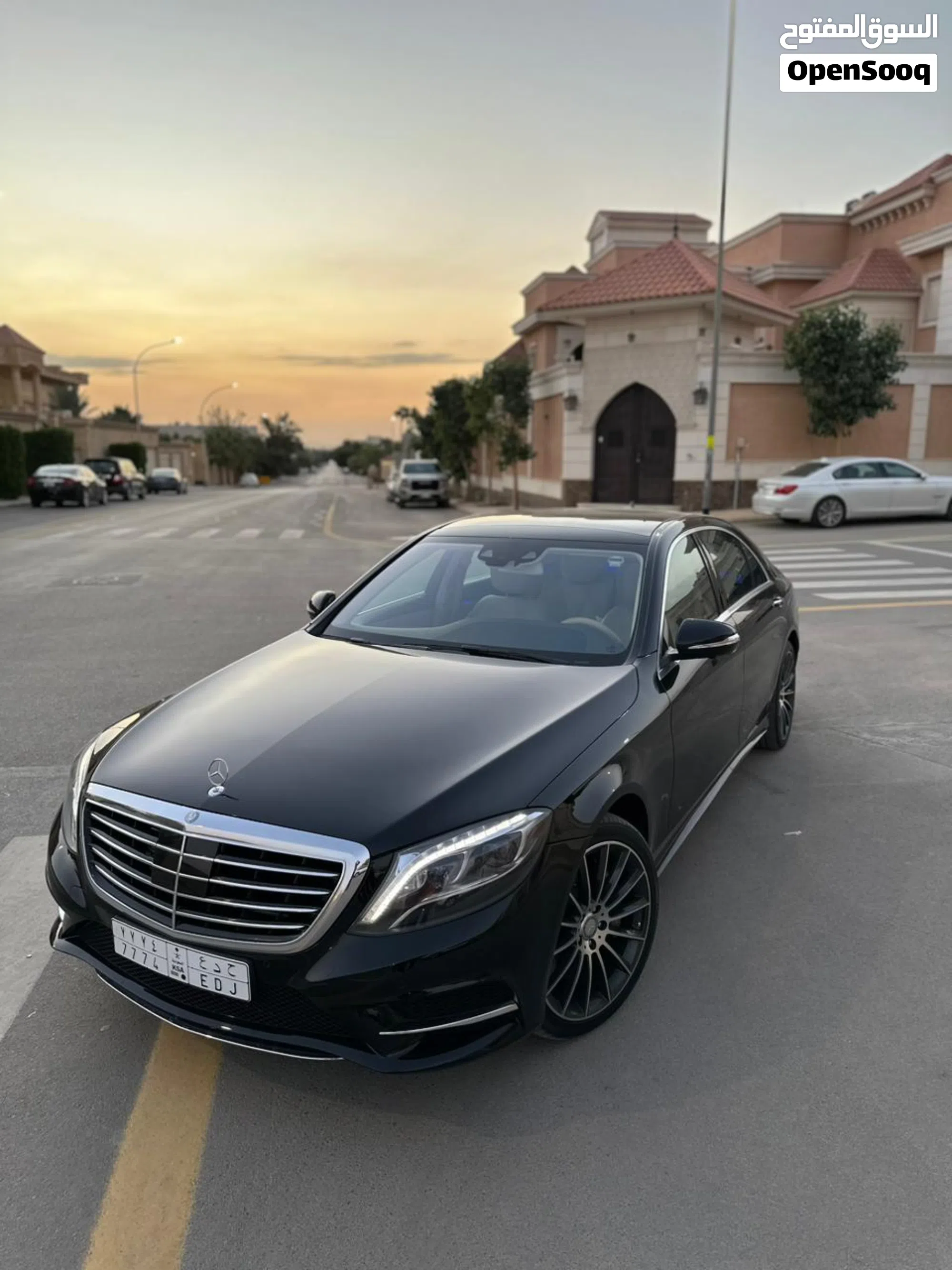 مرسيدس S500 موديل 2014 للبيع في الرياض – فل كامل بحالة ممتازة - image 1